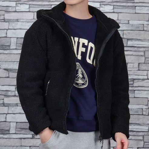 타운클로 감성 후드자켓