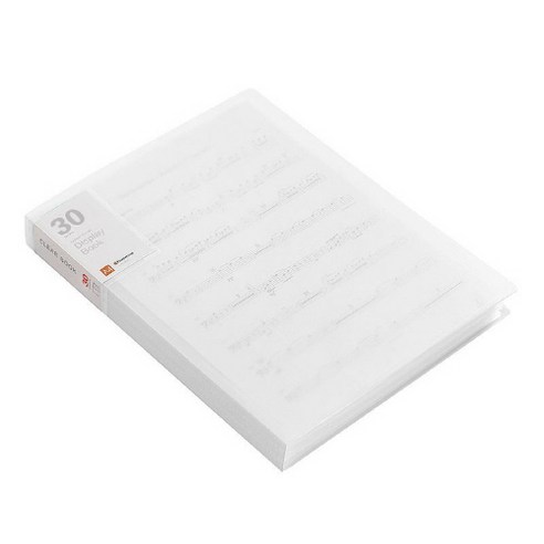 시와이 A4 클리어파일 30p, 화이트, 1개
