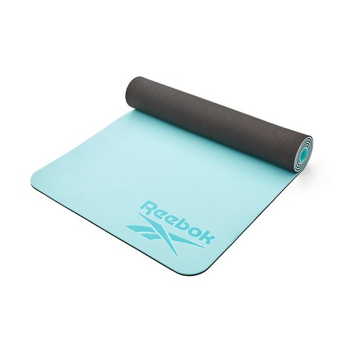 리복 양면 요가매트 6mm RAYG-11042, 블루
