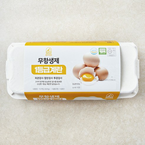 계란의정원 무항생제 1등급 계란, 1개, 10구