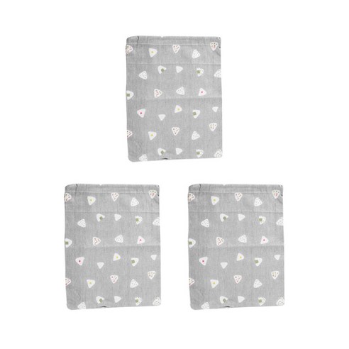 삼각김밥 주먹밥 일러스트 패턴 복조리 파우치 3p