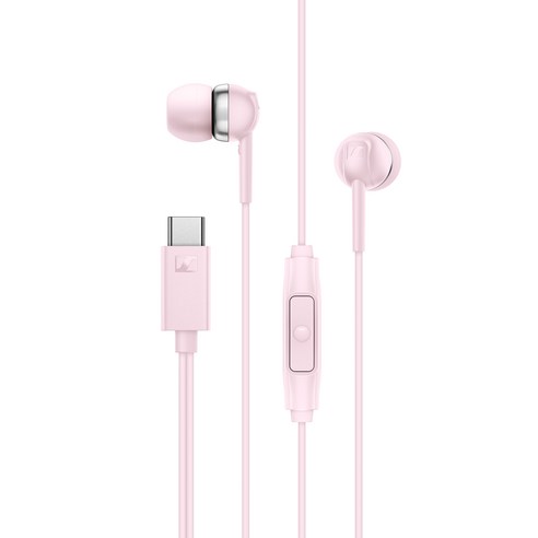 젠하이저 C타입 유선 이어폰, 핑크, CX 80U