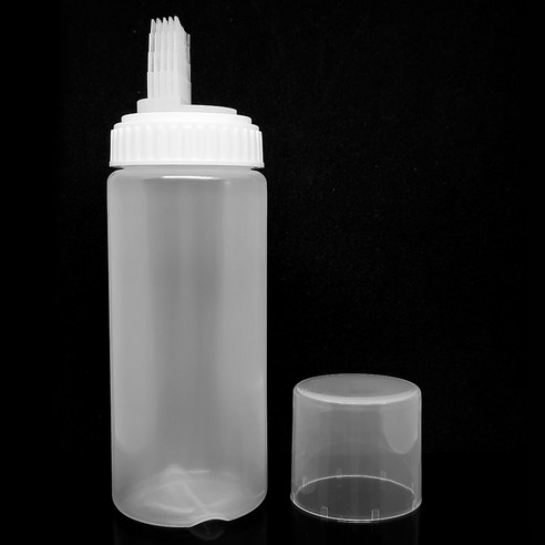 월포 거꾸로 쓰는 실리콘 브러쉬 소스통 싱글, 1개, 350ml