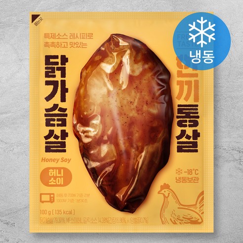 [로켓프레시] 한끼통살 닭가슴살 허니소이 (냉동)