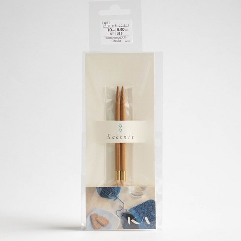 편리한 교환식 대바늘로 뜨개질의 즐거움을 더하세요.