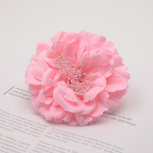 루비코코 커튼묶기 장미 꽃 커텐집게 12.5cm, 플라워2 핑크, 2개