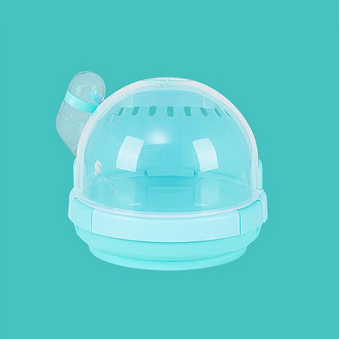 펫플로우 UFO 모양 햄스터 하우스 햄스터 집, 그린, 1개
