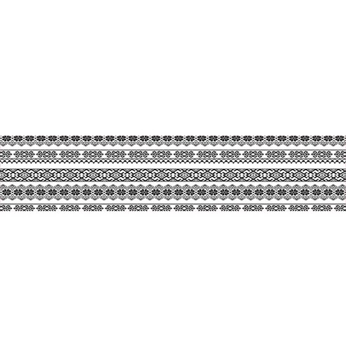 북유럽 에스닉 패턴 디자인 아트 테이블러너, 13타입, 50 x 180 cm