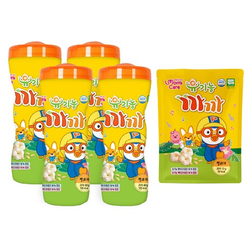 프로엠 유아용 맘스케어 유기농 까까 별과자 40g x 4p + 13g 세트, 곡물, 1세트