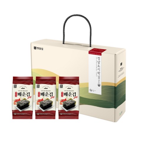 정담김 매운김 도시락김 선물세트, 100g, 1개