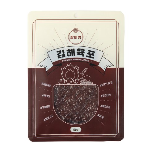김해육포 갈비맛, 50g, 1개
