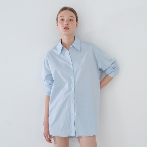 레이디볼륨 여성용 CLASSIC FIT OXFORD 셔츠