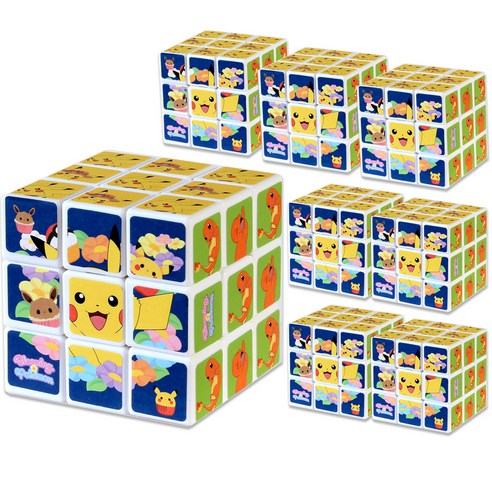 포켓몬 큐브 8p는 다양한 색상과 안전사항을 가진 재미있는 완구