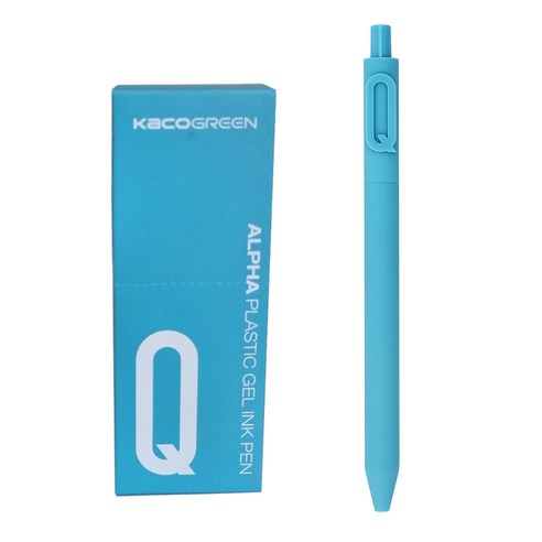 카코 알파 소프트 중성 젤펜 0.5mm, 알파벳 Q, 10개