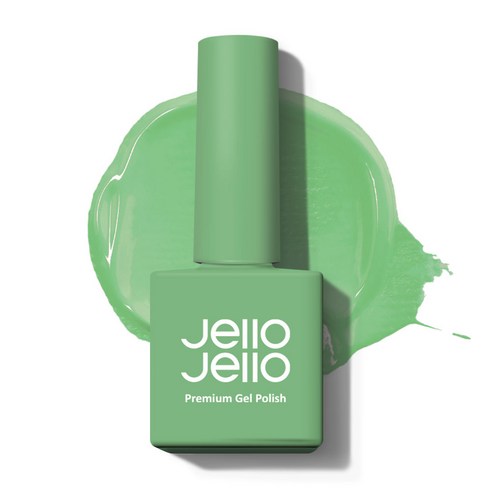 젤로젤로 프리미엄 젤네일 폴리쉬 솔리드 컬러 10ml, JC-62 레트로그린, 1개