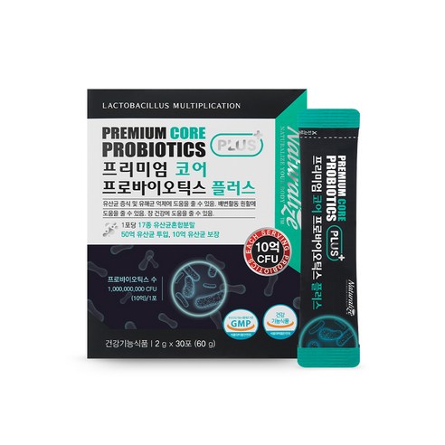 네추럴라이즈 프리미엄 코어 프로바이오틱스 플러스 10억 유산균 30p, 60g, 1개