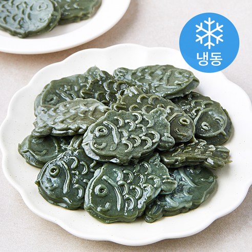 키친고메 굳지않는 쑥 붕어떡 (냉동), 500g, 1개