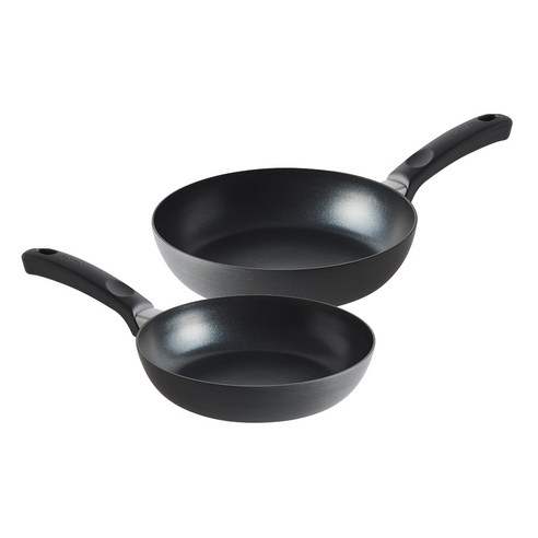 락앤락 인덕션 하드앤라이트IH 프라이팬 2종 세트 1, 블랙, 팬 22cm + 24cm