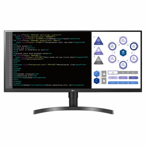 눈과 마음을 사로잡는 몰입감, LG전자 WQHD 울트라와이드 모니터