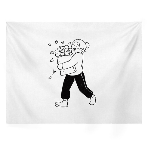 하루재 노르딕 패브릭 포스터, Love