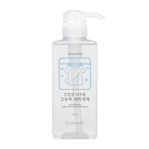 아토컴피 민감성 피부용 고농축 세탁 세제 본품, 500ml, 1개