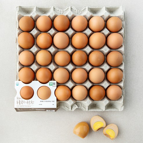 계림농장 동물복지 인증 프레그 구운란 1.05kg, 1개, 30구