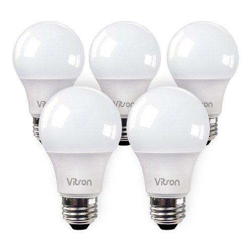 비츠온 LED 전구 8W, 전구색, 5개