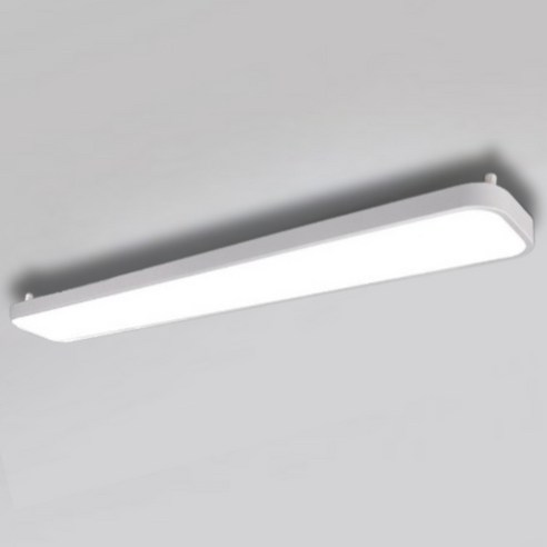 리빙라이팅 플리커프리 삼성칩 초슬림 LED 주방등 주광색 60W, 화이트