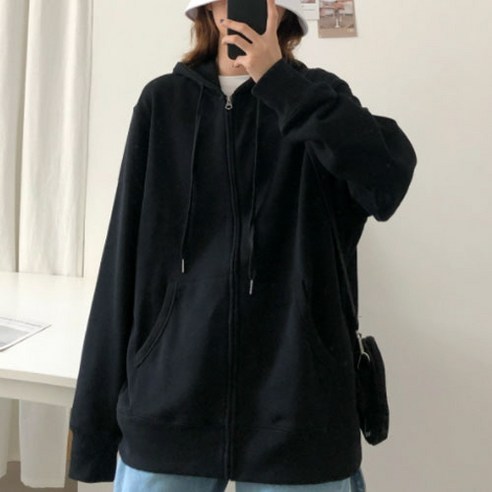 민성컴퍼니 임산부 루스핏 기본 후드 집업 2p