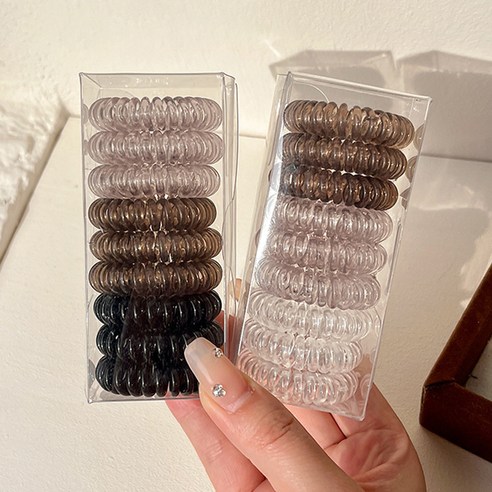 끊어짐, 엉킴, 자국 남는 머리끈 고민 끝! 데일리 스프링 헤어끈으로 산뜻하게!