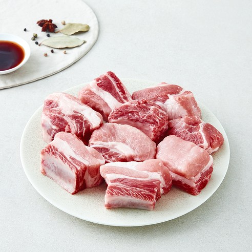 [로켓프레시] 보담 무항생제 인증 바로 신선 한돈 갈비 찜용 (냉장)