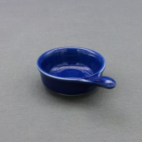 달소금 귀여운 손잡이 소스볼 7 x 10.5 x 3 cm, 블루(유광), 1개