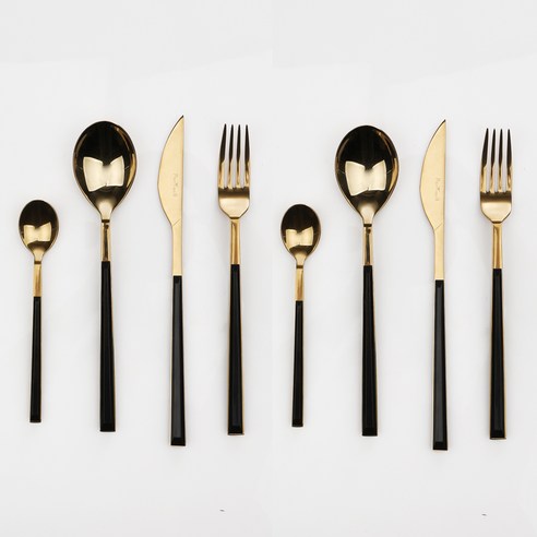 황금빛 만찬을 완성하는 핀티녹스 1929 스시골드 양식기 2인 세트