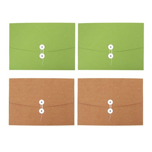 페이퍼리안 A4 재생지 프레젠테이션 폴더 2종 x 2p 세트, 올리브 +시나몬, 1세트