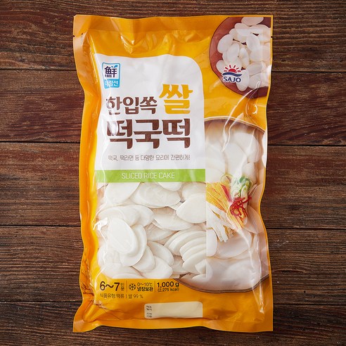 대림선 한입쏙 쌀떡국떡, 1000g, 1개