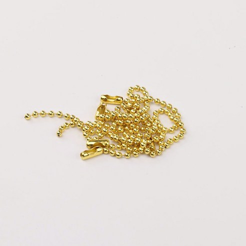 컬러 볼체인, 옐로우골드, 100개