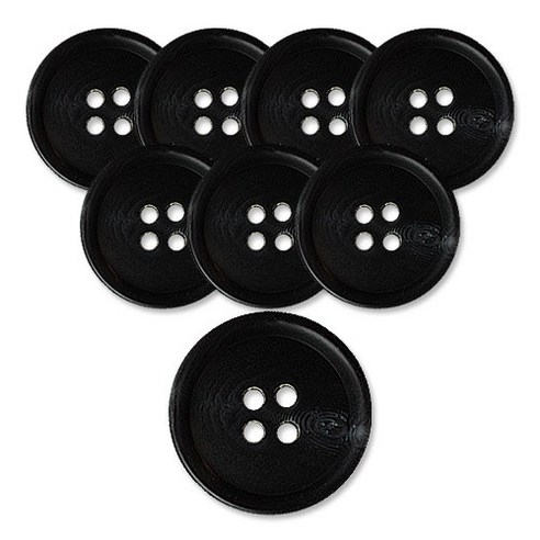 동대문단추왕 고급 무광 코트 가디건 단추 18mm, 블랙워킹, 8개