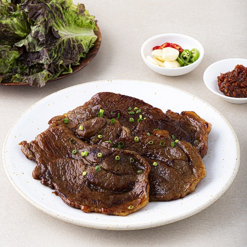 더듬뿍 양념 칼집목살구이, 500g, 1팩