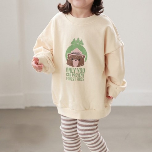 미니달콩 아동용 온리유 맨투맨 티셔츠