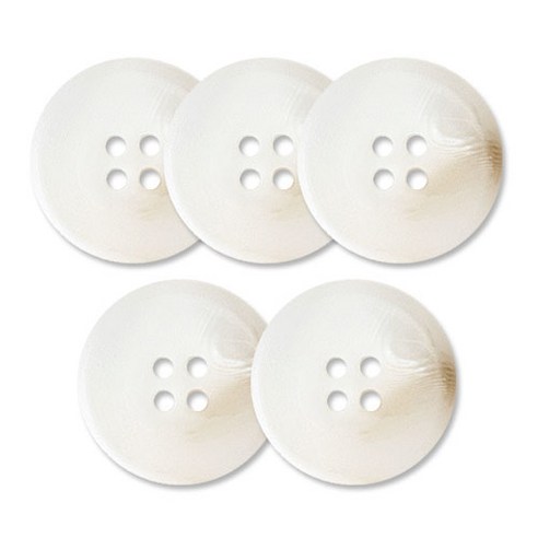 동대문단추왕 고급 무광 코트 가디건 단추 28mm, 플러스접시/WT, 5개
