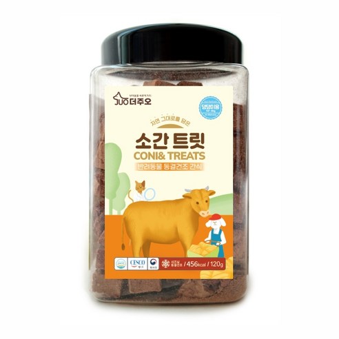 주오 강아지 간식 소간 트릿 120g, 1개