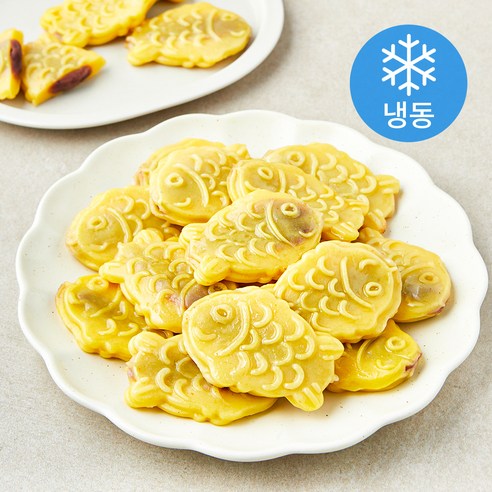 키친고메 굳지않는 통팥 붕어떡 (냉동), 500g, 1개