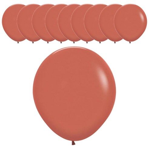 셈퍼텍스 풍선 45cm, 테라코타, 10개