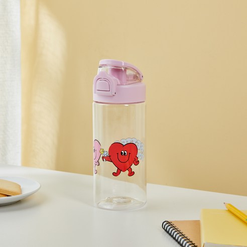 모던하우스 러브투게더 원터치 보틀, 핑크, 1개, 500ml