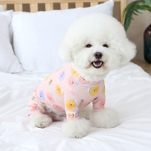 이츠독 강아지 웜업 히트 올인원, 핑크