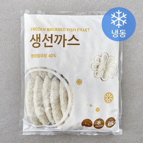 중국산 생선까스 (냉동), 1kg, 1개
