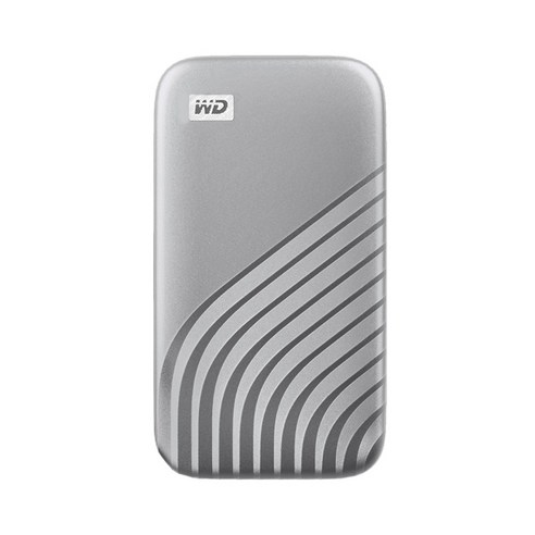 WD My Passport SSD, 500GB, Silver