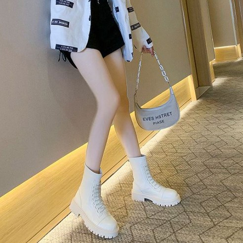 벨레페 여성용 릴리코 뒷 지퍼 워커 부츠