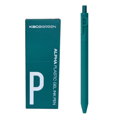 카코 알파 소프트 중성 젤펜 0.5mm, 알파벳 P, 10개