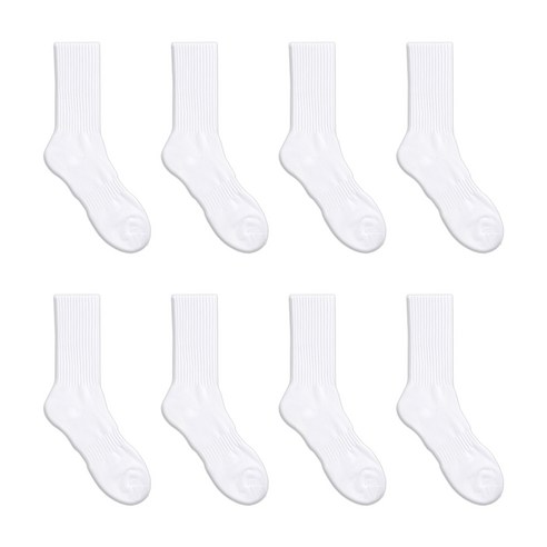 [OKㅣ강추] GGRN 여성용 스탠다드 우먼 파일 쿠션 크루 삭스 8켤레 세트 [OKNOWㅣ추천상품]